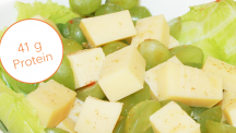 Käse-Trauben-Salat