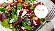 Rote Bete Salat mit Feldsalat und Feta